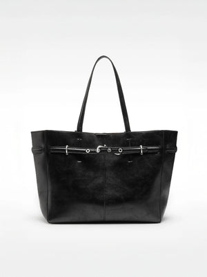 Bolso shopper efecto craquelado