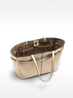 Bolso shopper efecto craquelado