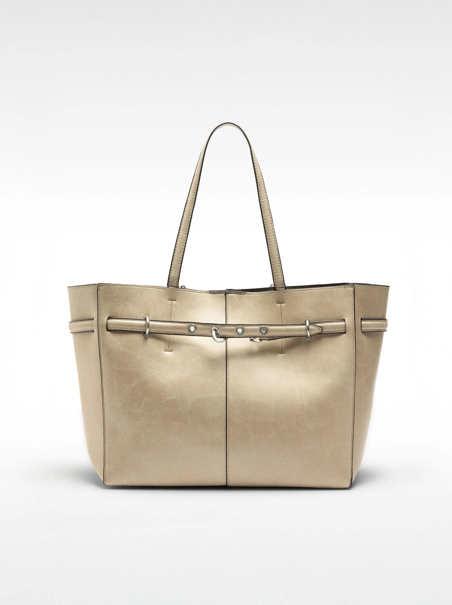 Bolso shopper efecto craquelado