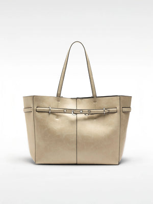 Bolso shopper efecto craquelado