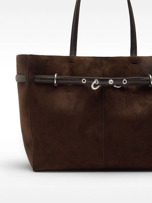 Bolso shopper efecto piel
