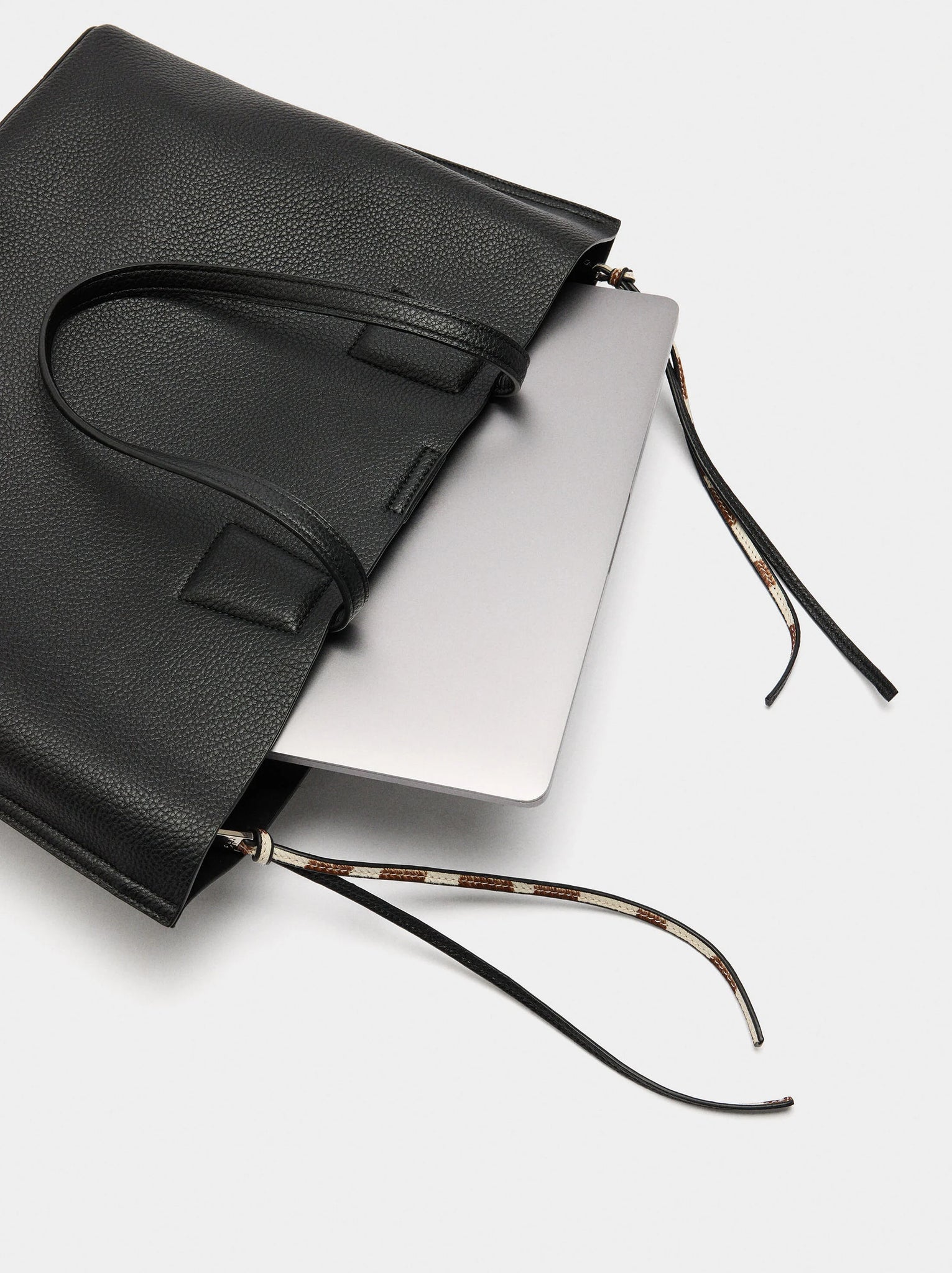 Bolso para portátil con textura