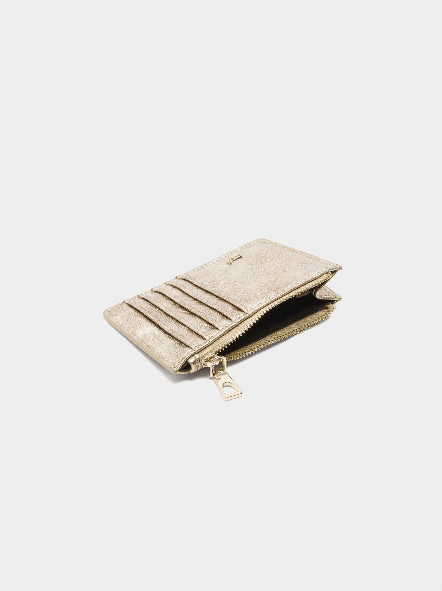 Tarjetero básico con textura