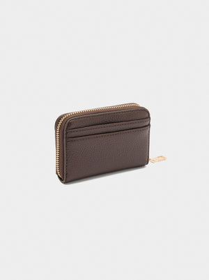 Cartera básica con textura