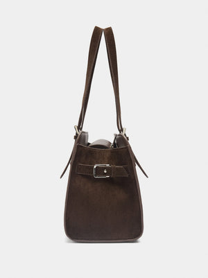 Bolso tote efecto piel
