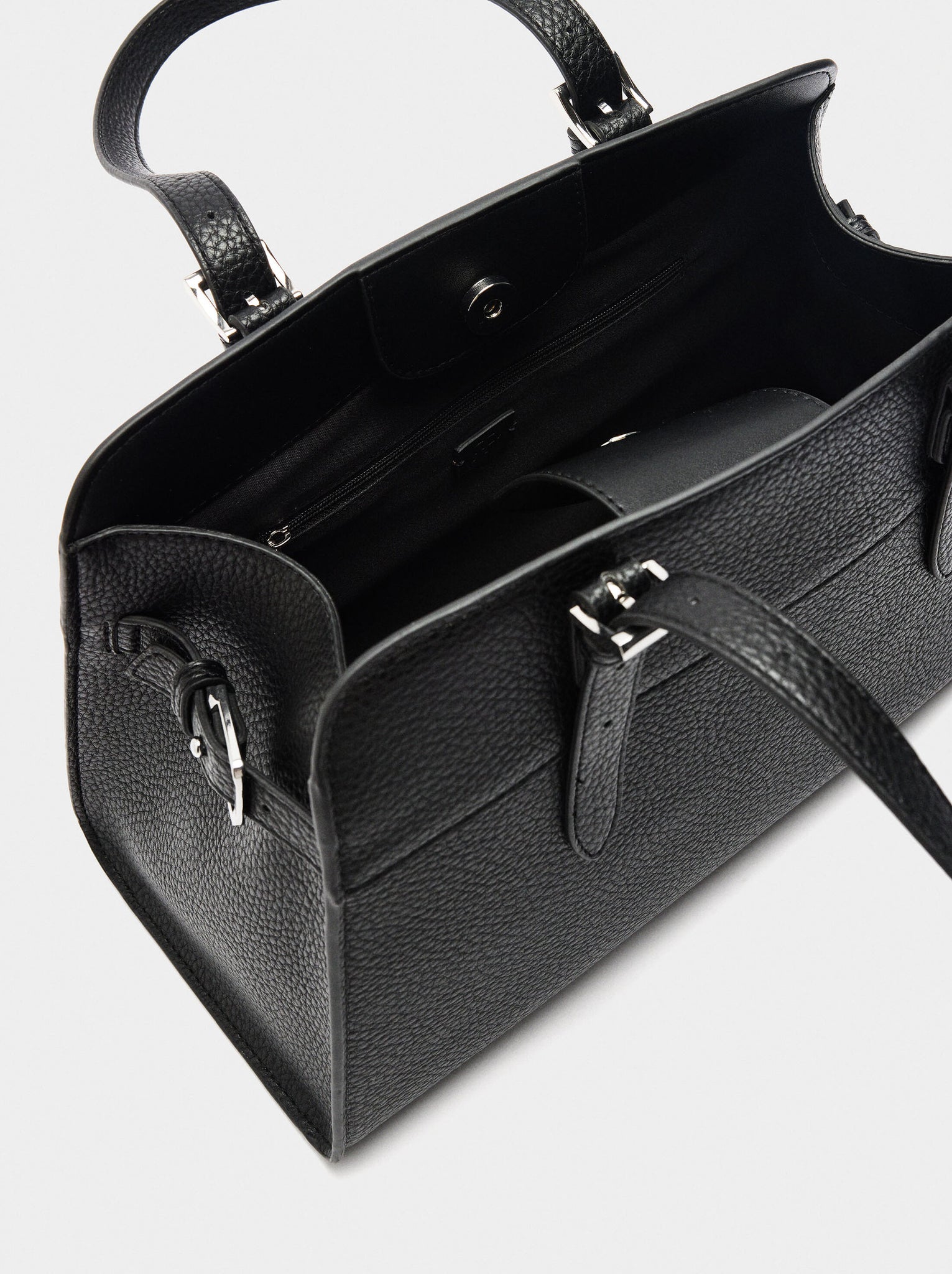 Bolso tote con textura