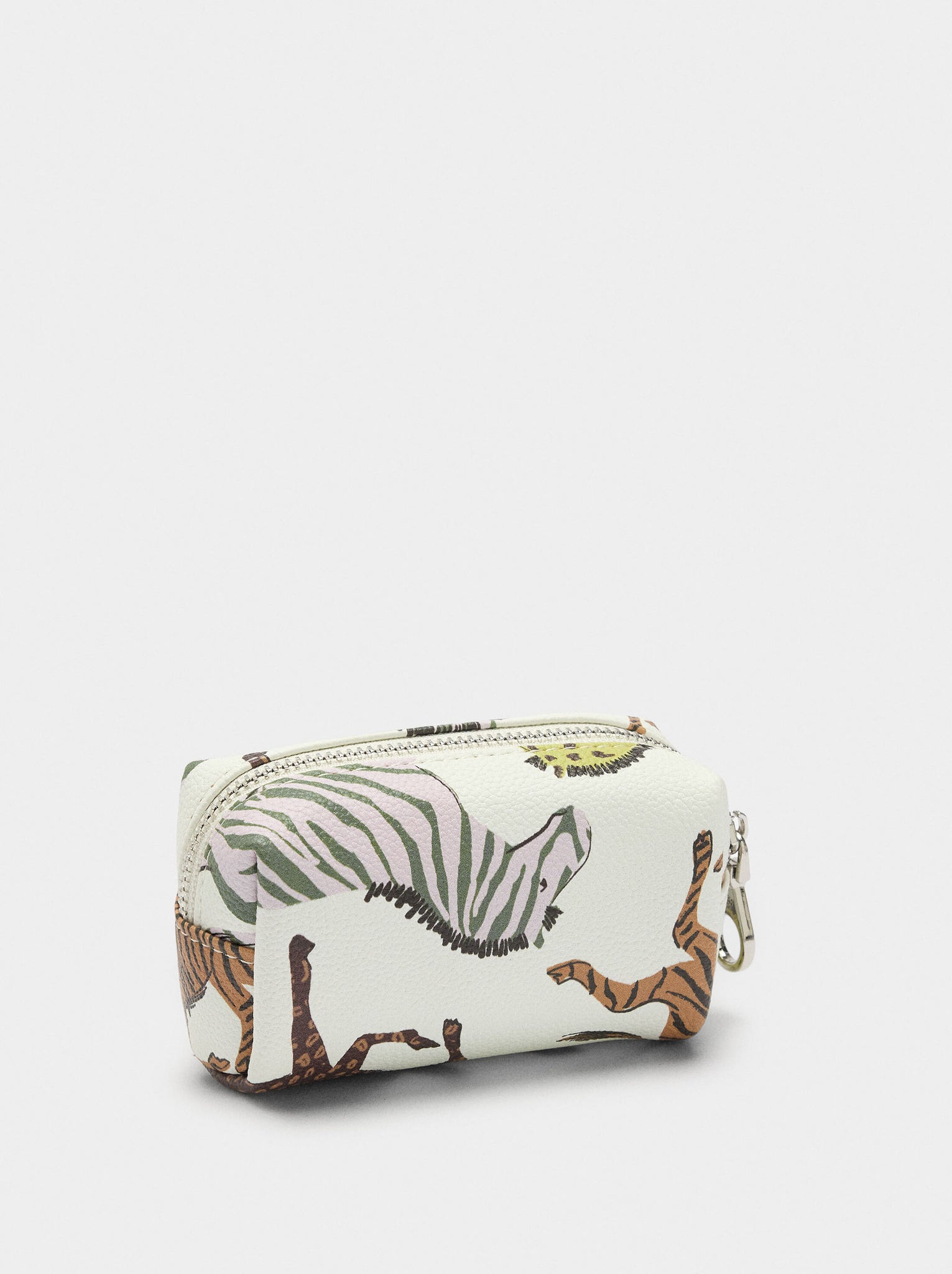 Monedero estampado con textura