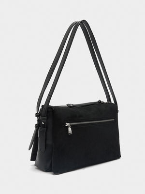 Bolso de hombro efecto piel