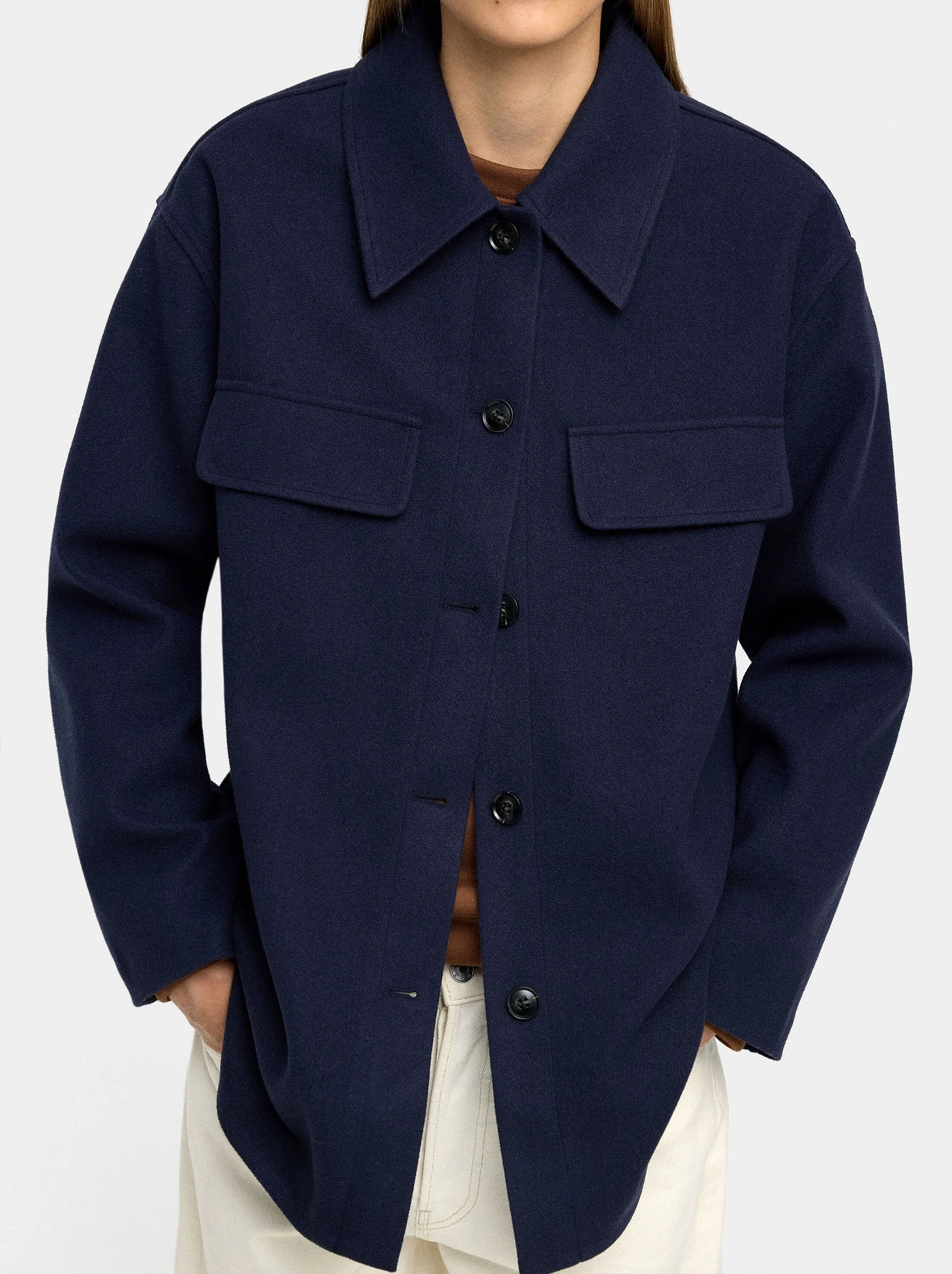 Sobrecamisa con solapas