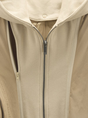 Parka de algodón con capucha desmontable