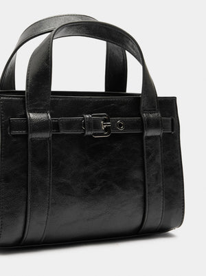 Bolso tote con hebilla