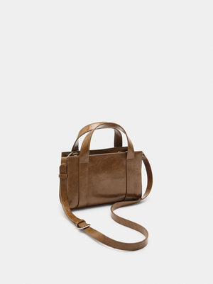Bolso tote con hebilla