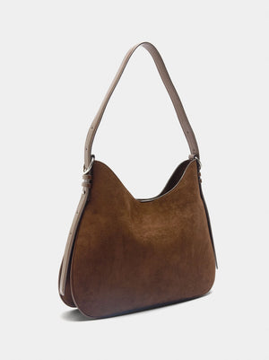 Bolso de hombro con textura