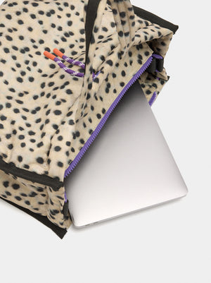 Bolso shopper de nylon estampado animal