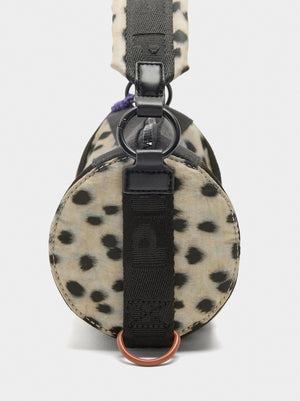 Bolso bowling de nylon estampado animal