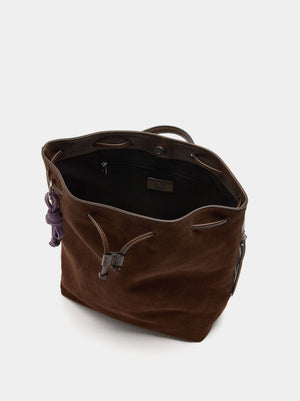 Mochila con piel