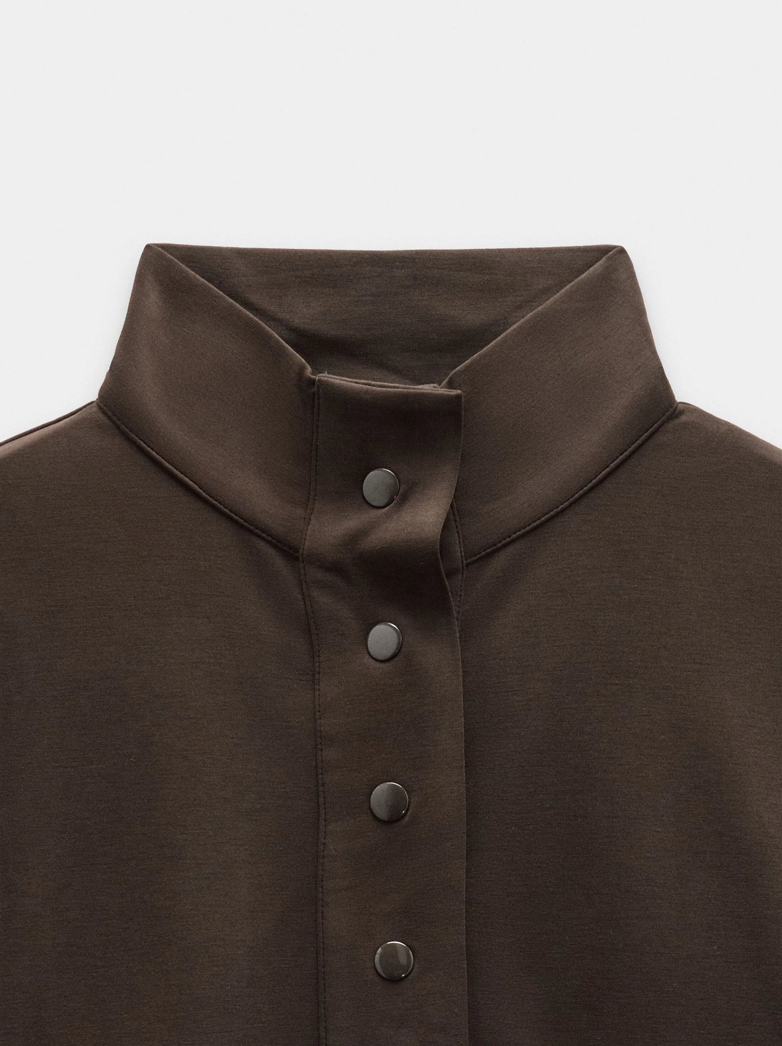 Sudadera con botones tacto suave