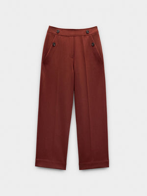Pantalón fluido con bolsillos