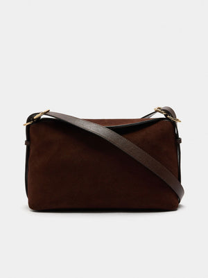 Bolso bandolera con piel