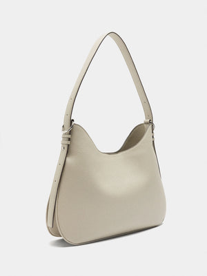 Bolso de hombro con textura