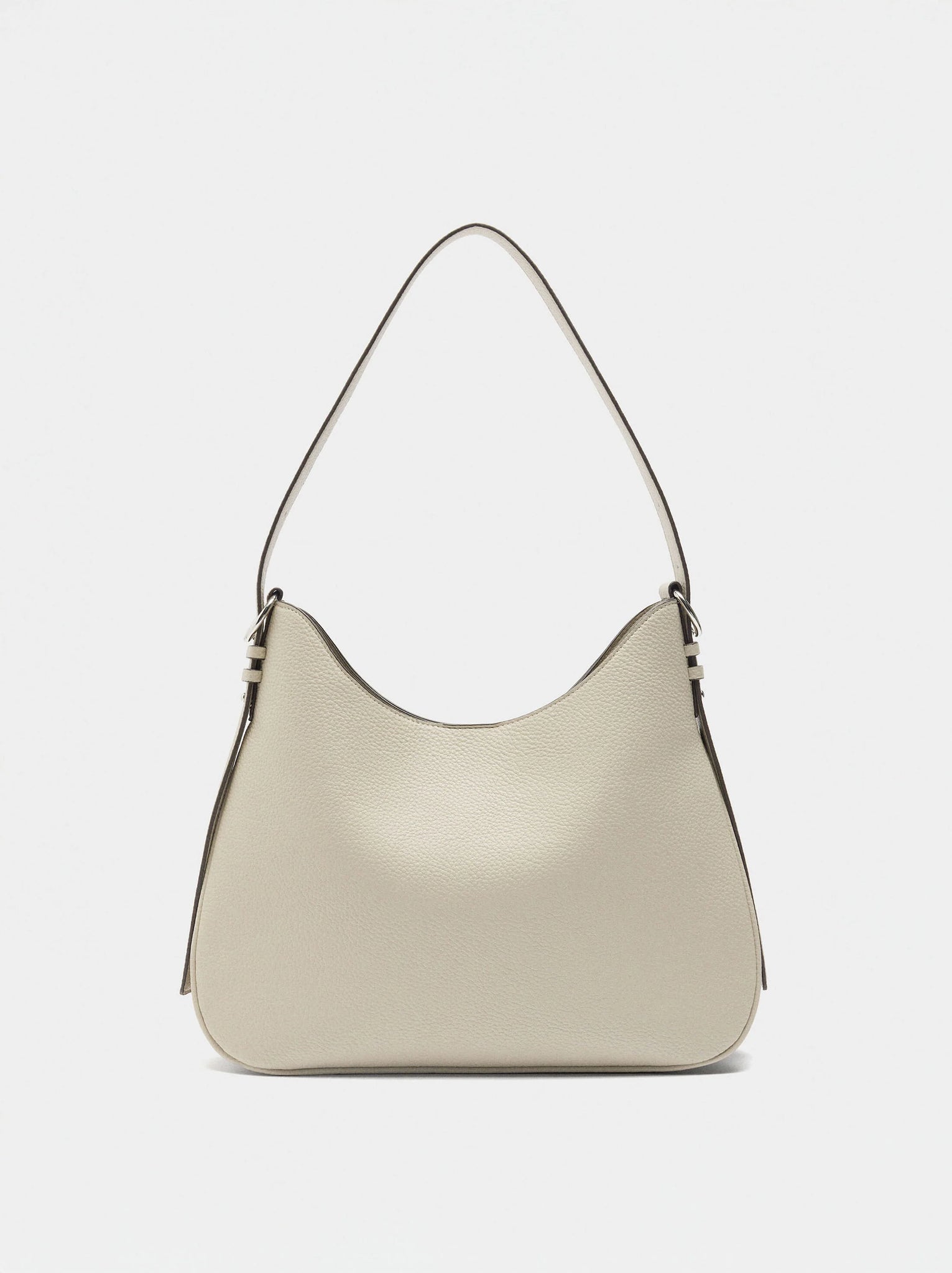 Bolso de hombro con textura