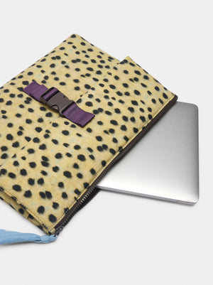 Funda para portátil de nylon estampado animal 13"