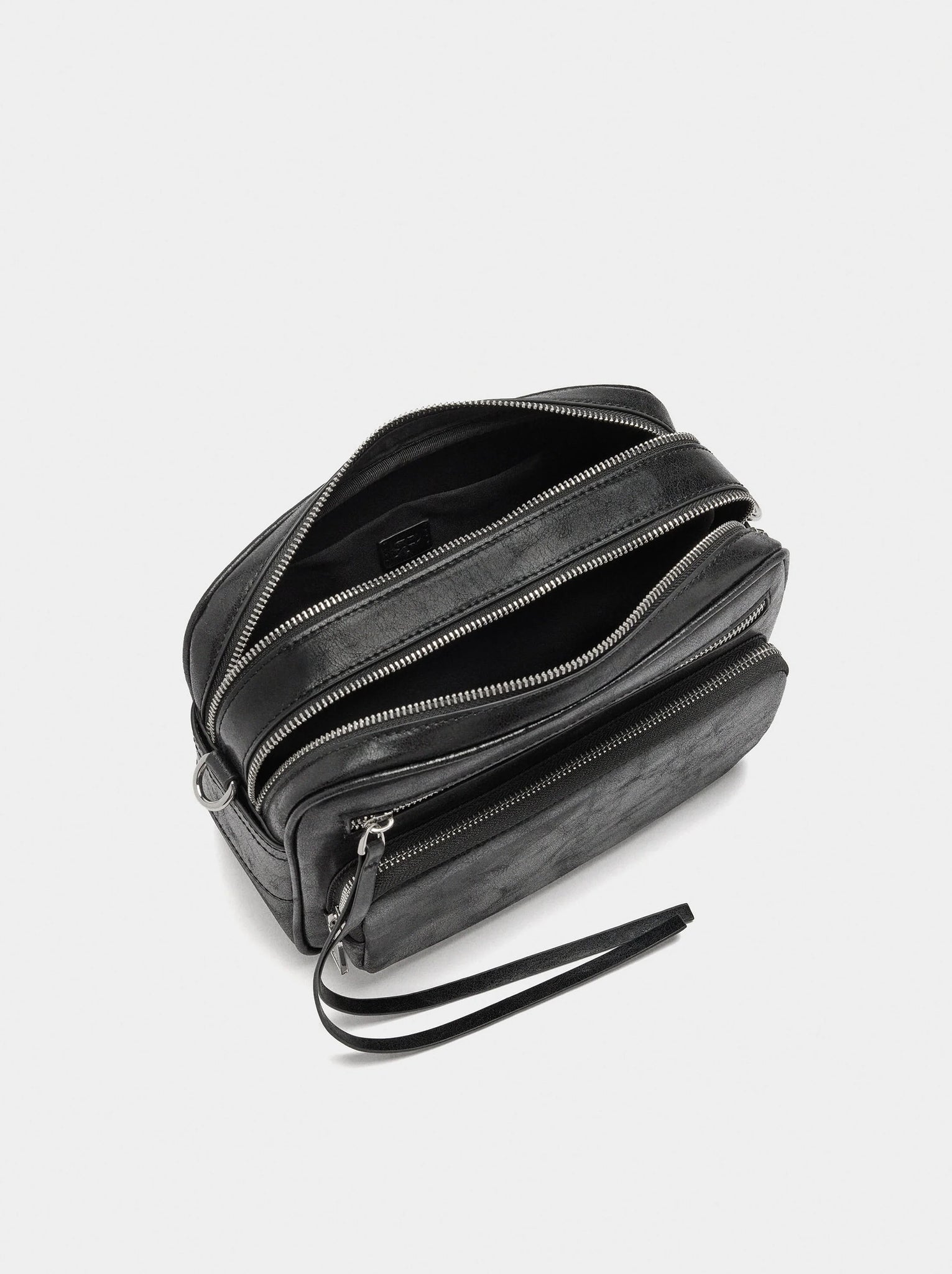 Bolso bandolera efecto envejecido