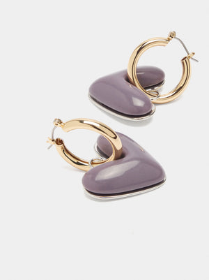 Aros de corazón