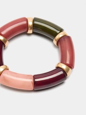 Pulsera elástica efecto piedra