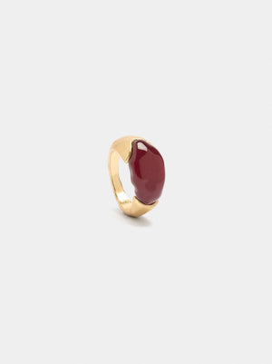 Anillo ovalado irregular