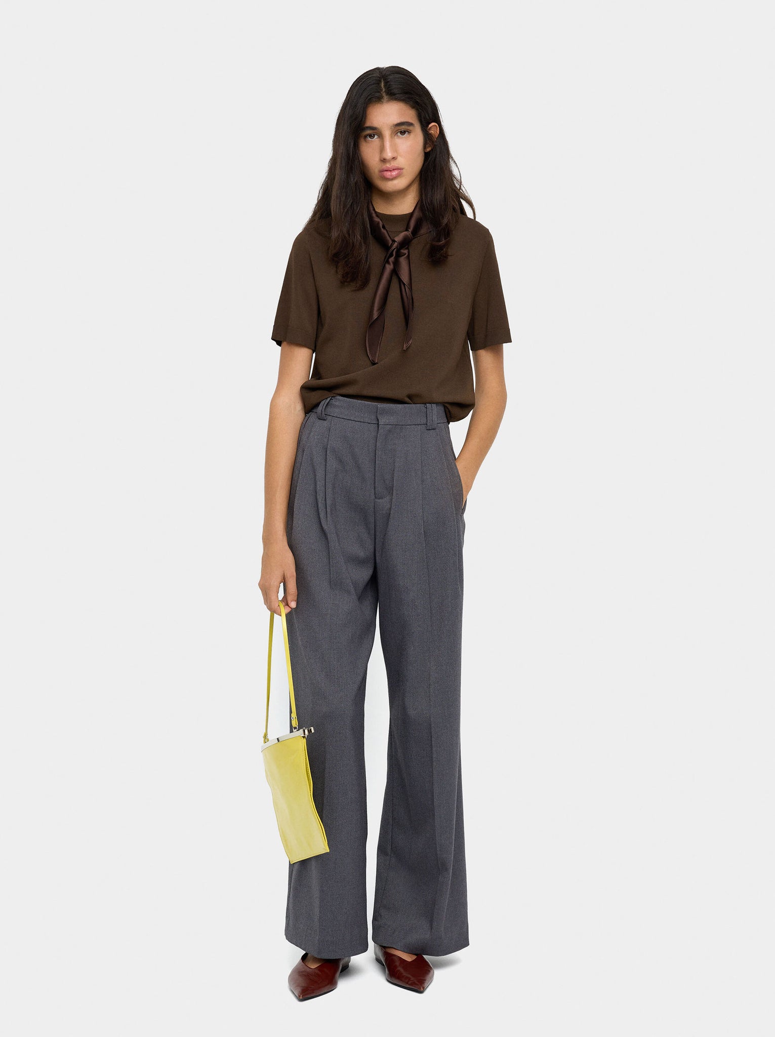 Jersey de punto con pañuelo