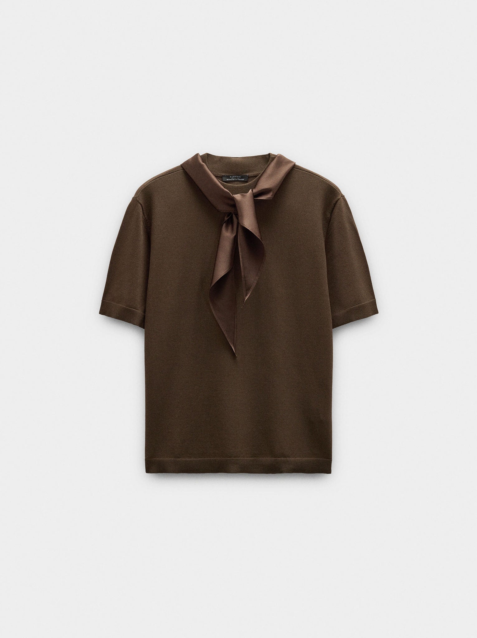 Jersey de punto con pañuelo