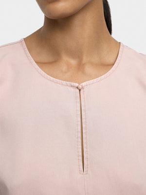 Blusa con pespunte 100% lyocell