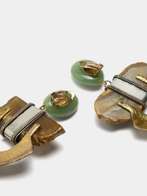 Pendientes maxi geométricos