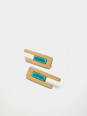 Pendientes maxi alargados