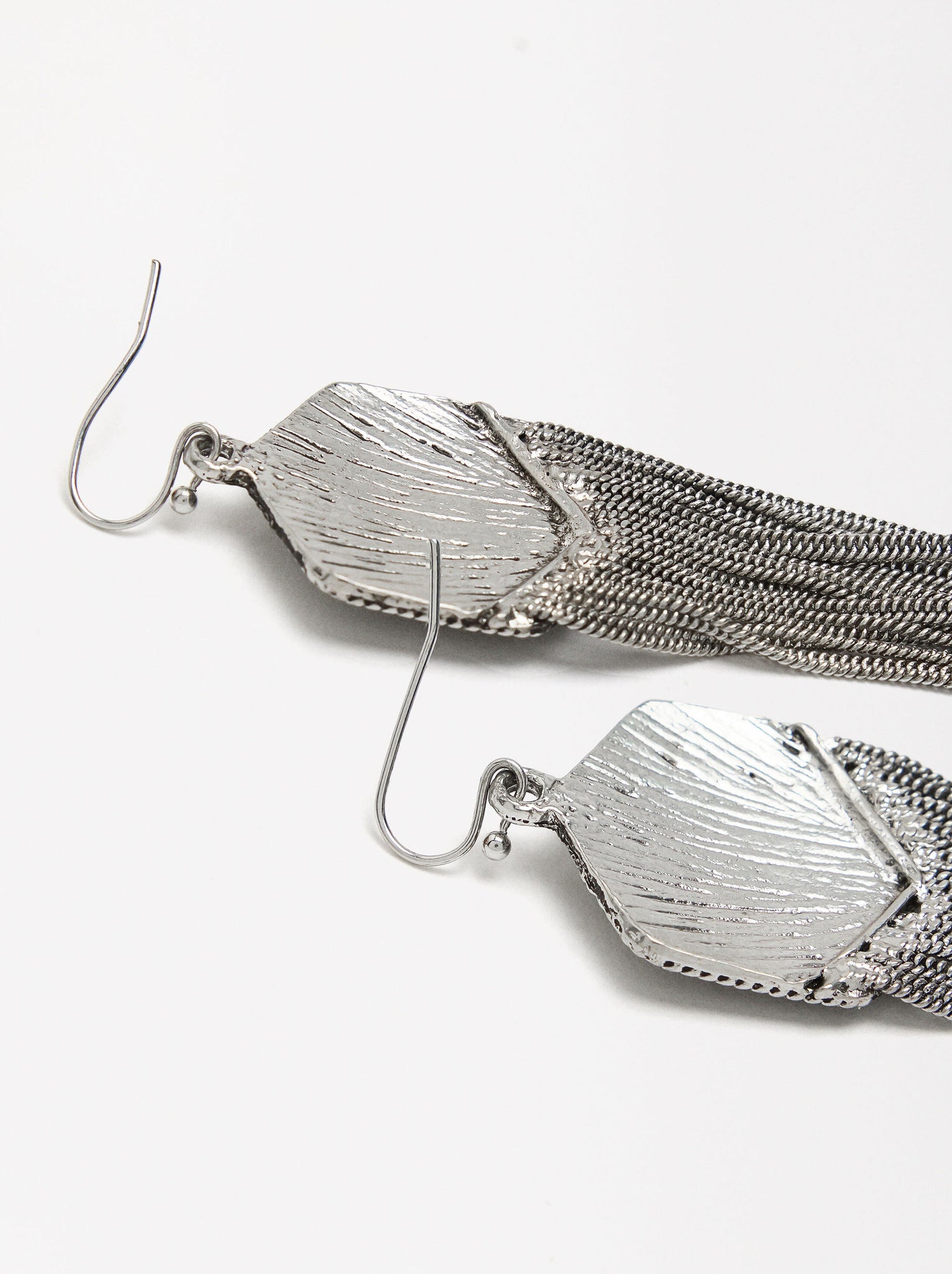 Pendientes maxi hexagonales