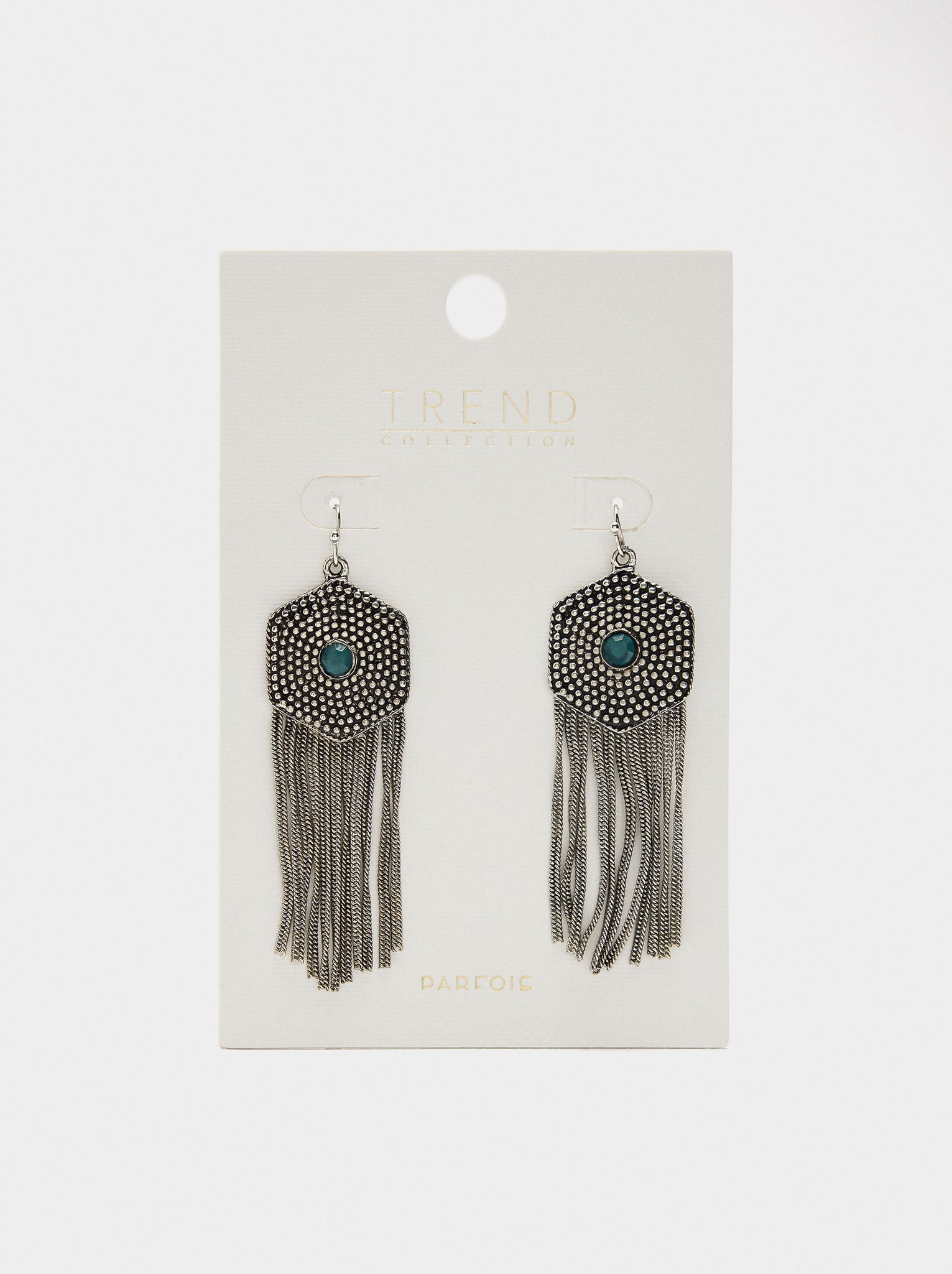 Pendientes maxi hexagonales