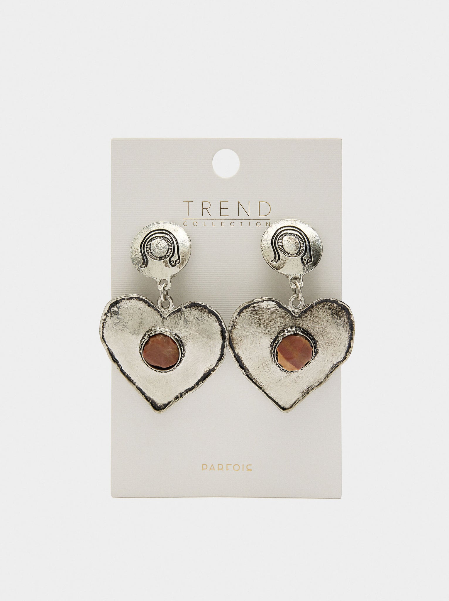 Pendientes maxi de corazones