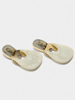 Pendientes maxi de piedras
