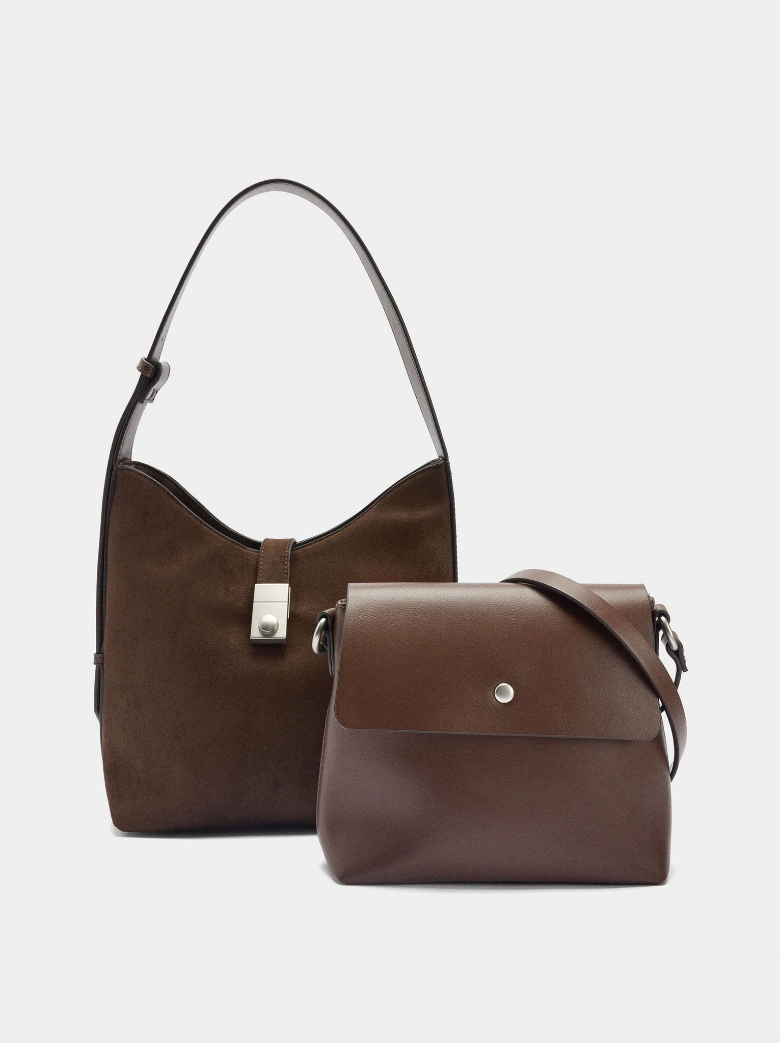 Bolso de hombro con bolso bandolera