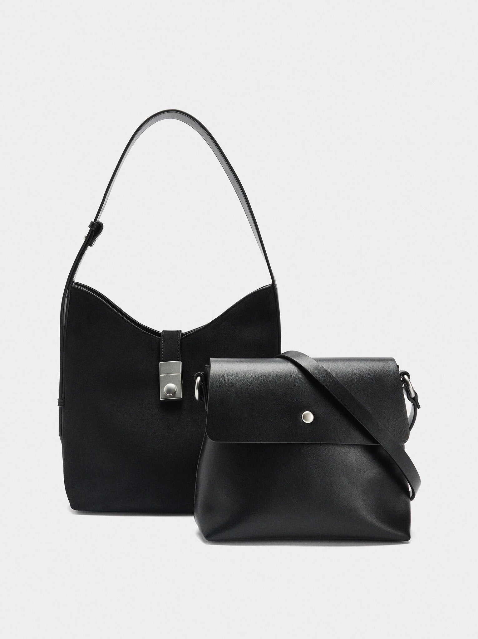 Bolso de hombro con bolso bandolera