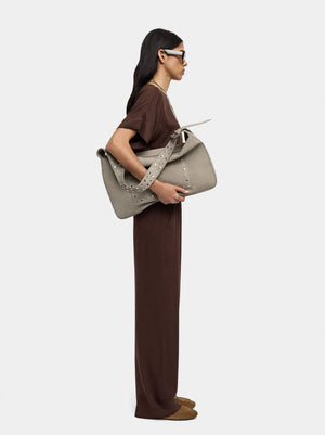 Pantalón fluido de cintura elástica