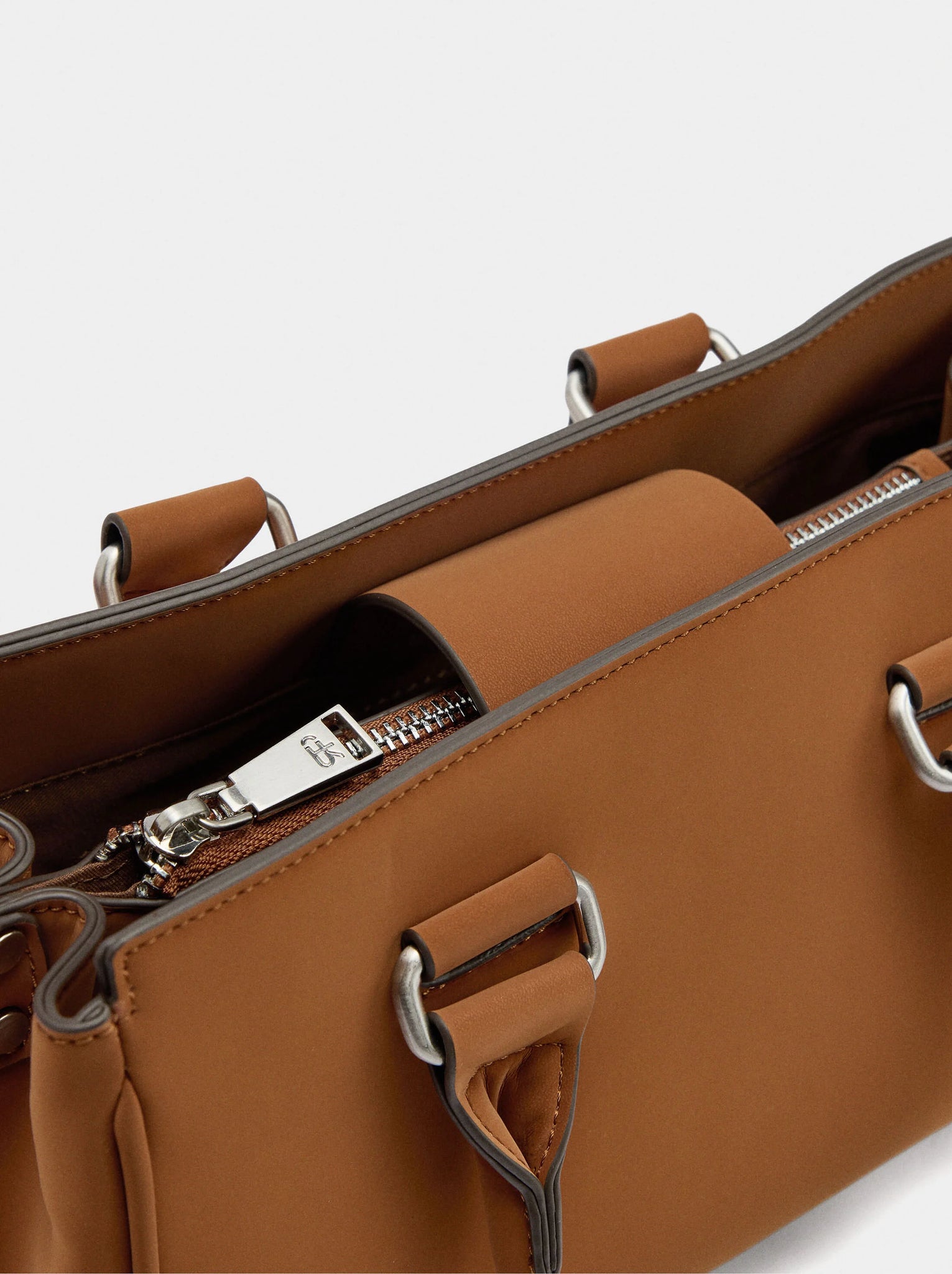 Bolso tote de textura suave