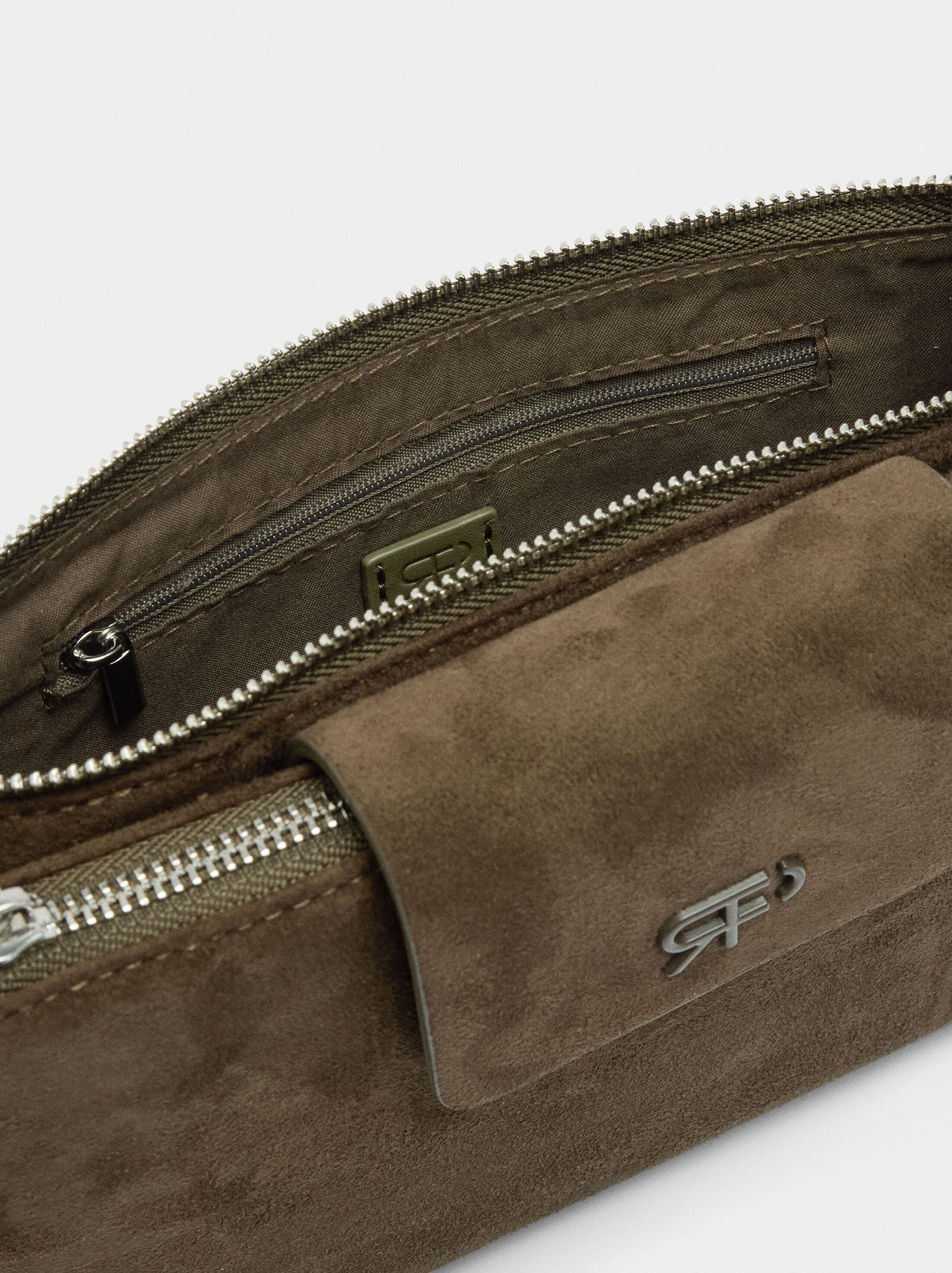 Bolso bandolera doble efecto piel