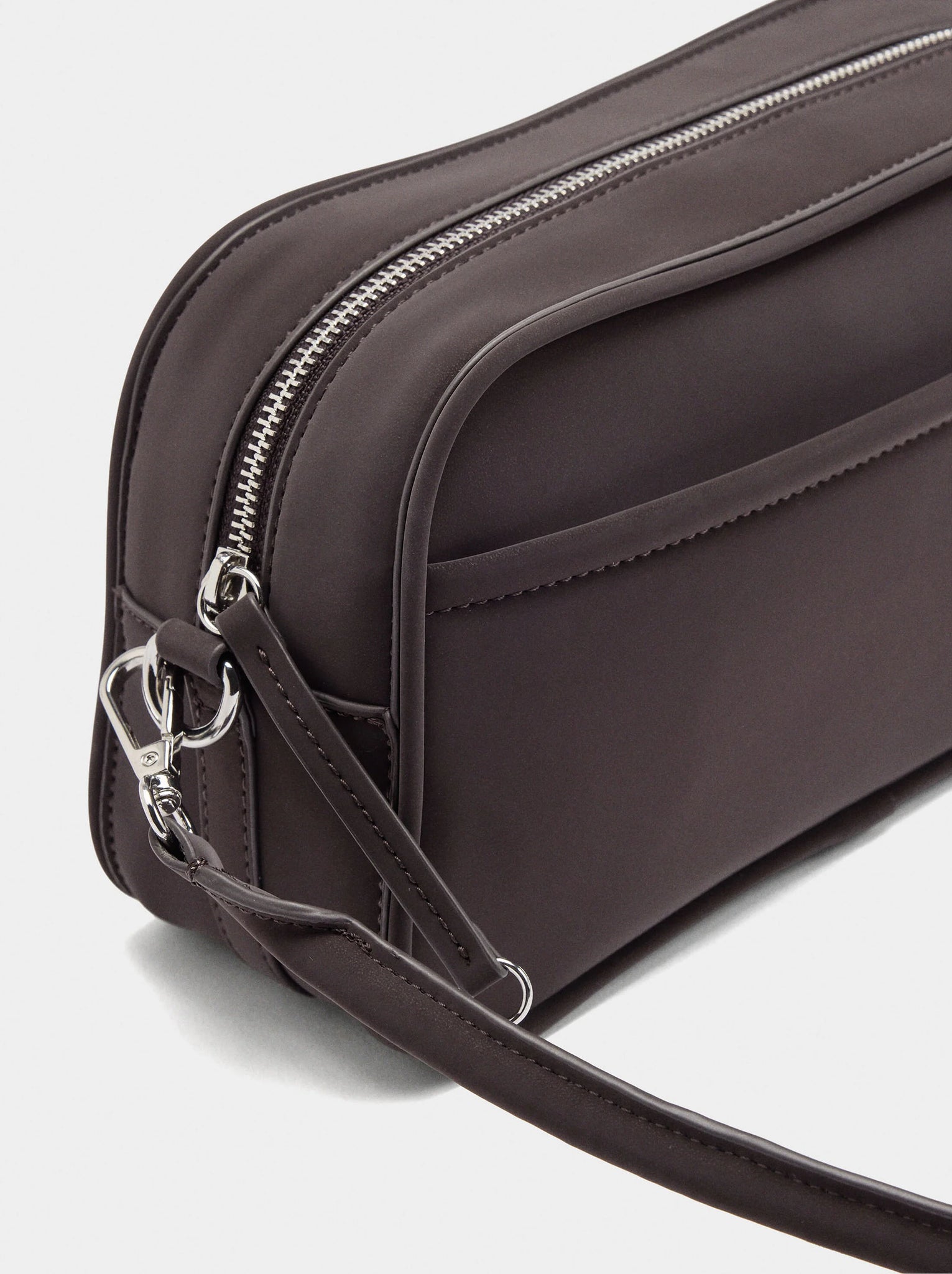 Bolso de hombro de textura suave M