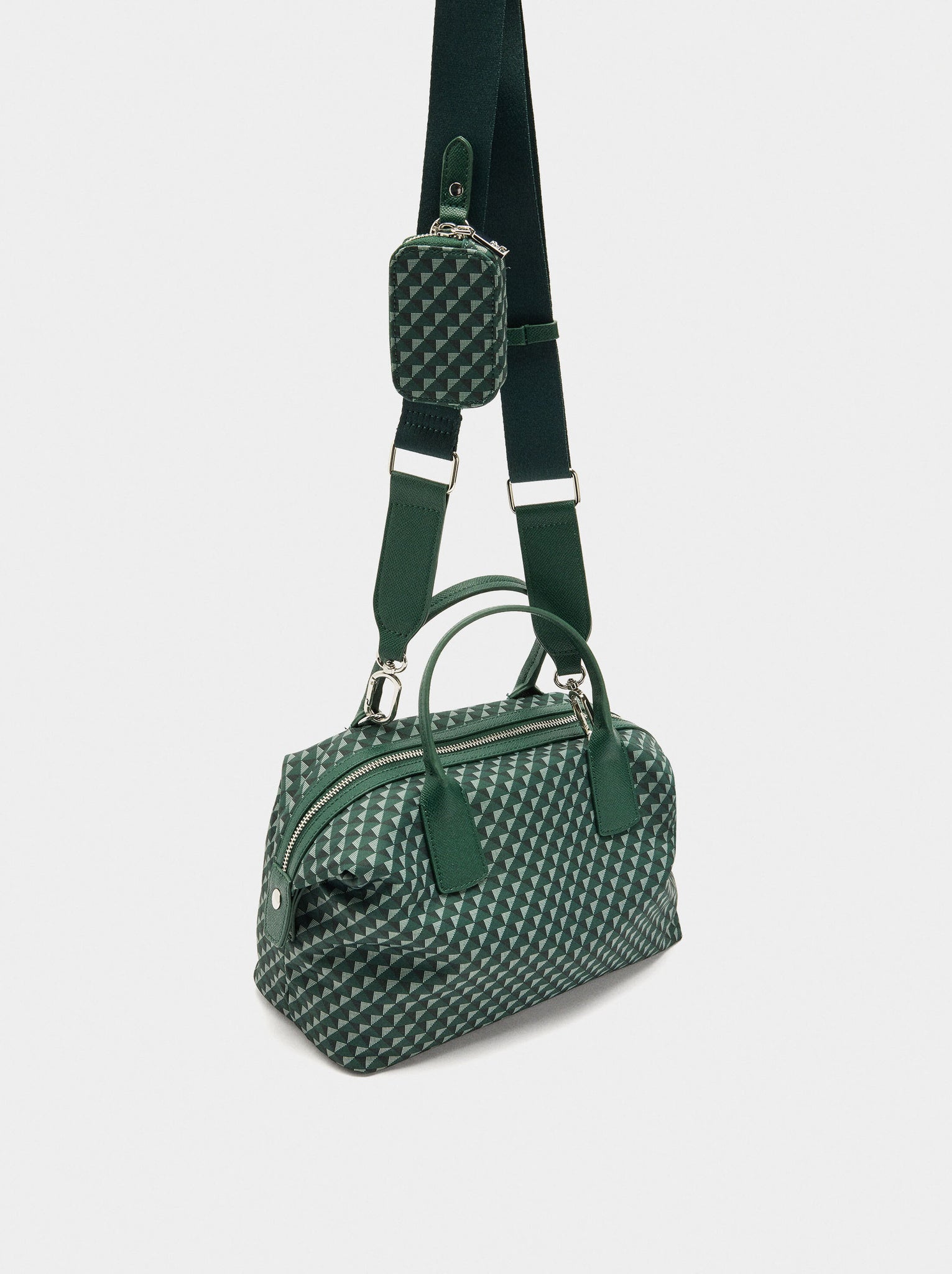 Bolso tote estampado de nylon