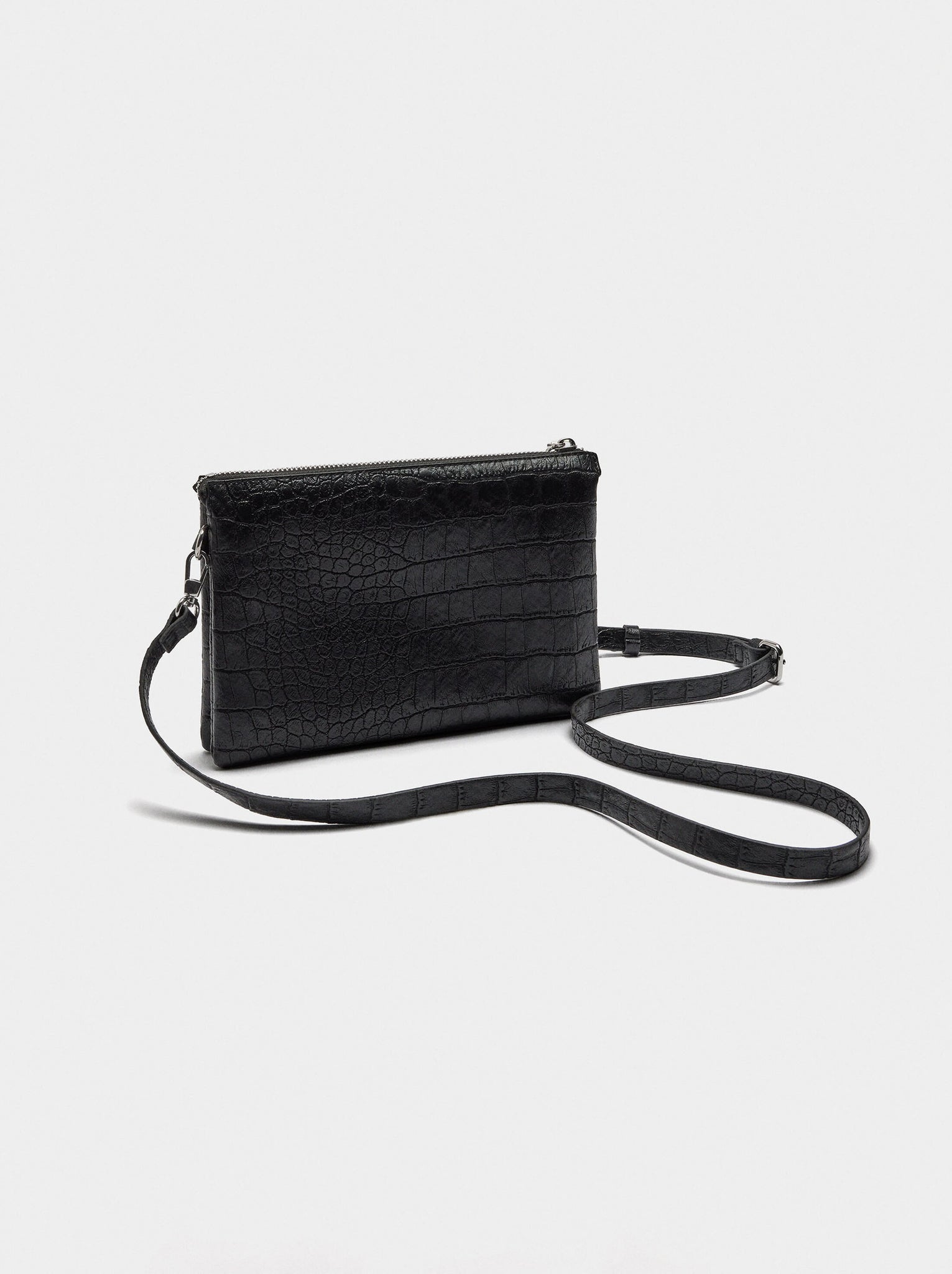 Bolso bandolera con grabado animal