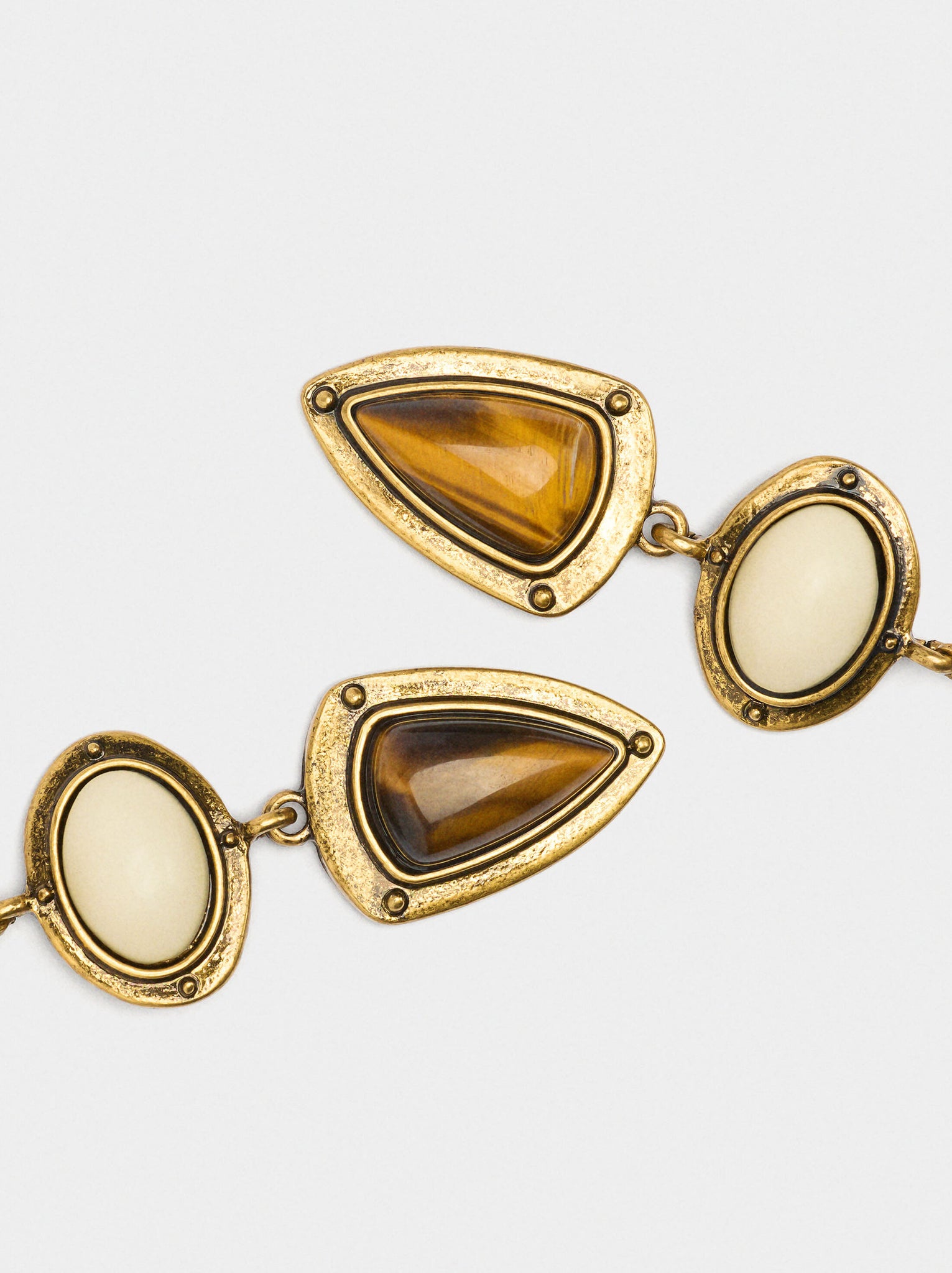 Pendientes geométricos de piedras