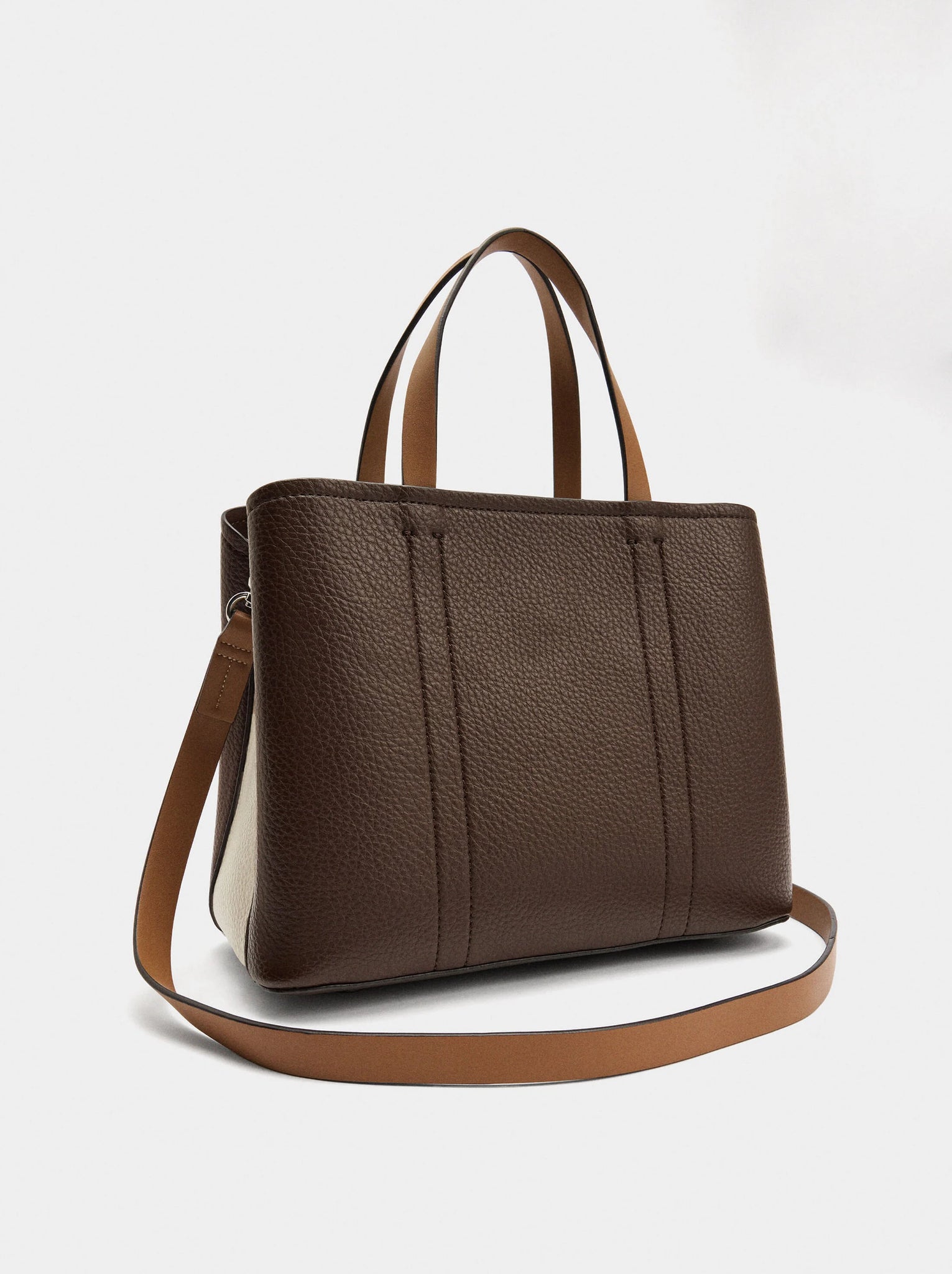 Bolso tote de color block