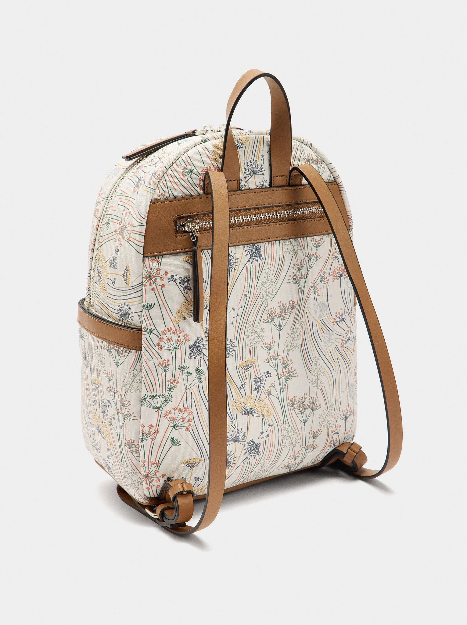 Mochila estampado floral
